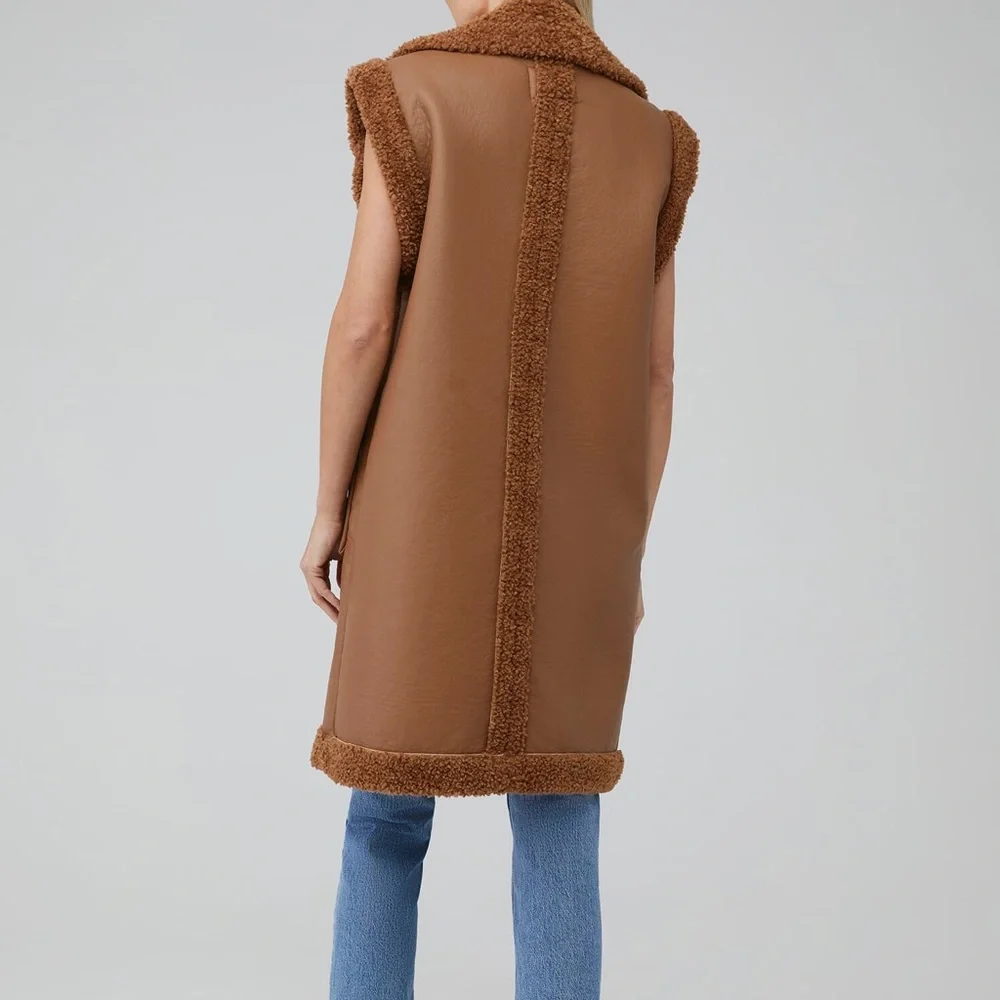 BLANK NYC TOUCH AND GO VEST LONG COAT - Picture 2 of 14